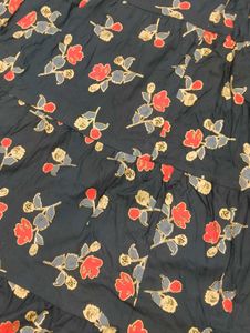 Floral Print Ethnic Skirt