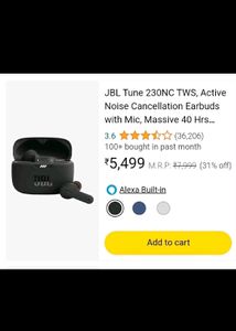 JBL TUNE230NC Earbuds Original