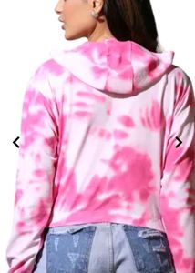 Tie&amp;Die Cropped Hoodie