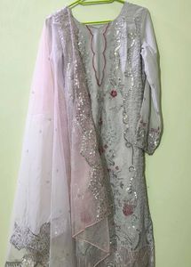 Grey Pakistani Suit.