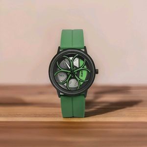 Artz Green Rotor Watch