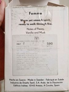 Zara Femme Perfume