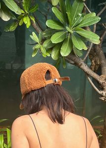 Trendy Brown Sherpa Baseball Cap