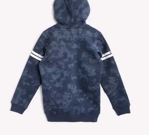 Navy Blue Hooded Sweatshirt