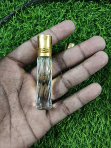 Two Decorative Perfume Bottles ( name of attar Sha