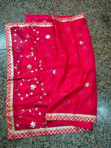 Rajputana Gota Patti Peach Pink  Lehenga