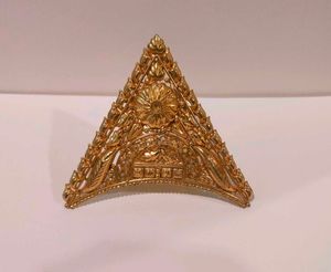 Golden Hair Clip for bride or bridel look