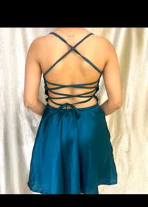 Blue Skater Dress