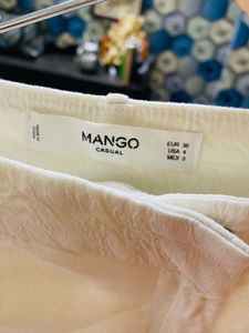 Mango Beige Casual Pants