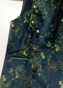 Floral Patterned Waistcoat