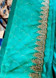 Beautiful full hand work saree