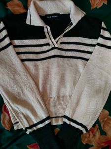 Striped Knit Top