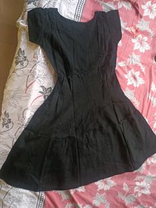 New Black Aline Kurta