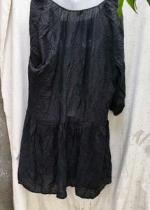 8177. Black Tiered Dress