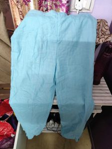 Very Beautiful 2 Bottom  Sky Blue And Gajri