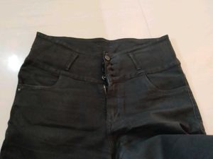 High Waisted Black Jeans