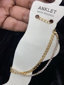 Sparkling  Korean Anklet