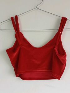 Velvet Bralette Top