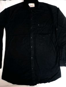 Plain Black Formal Shirt