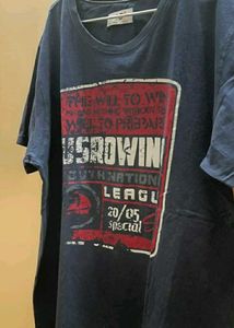 Scullers Navy Blue Casual Tshirt Short Sleeves