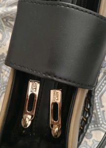Tan &amp; Black Crossbody Bag