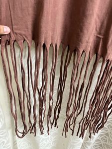 Women Sheath Dress With Fringes