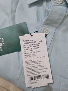 Light Blue Short Sleeve Casual Shirt