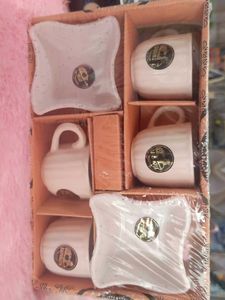 Mugs and Saucers Set