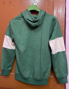 Green &amp; White New York Hoodie