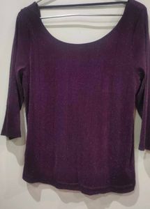 Shimmery Purple Top