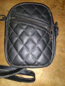 Vintage Black Crossbody Bag