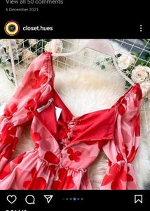 Floral Ruffle Mini Dress