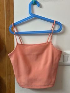 Cute peach crop top