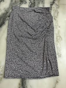 H&M Floral Slit Skirt