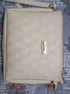Pink Colored Sling Bag