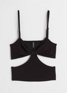 Black HnM cut out top