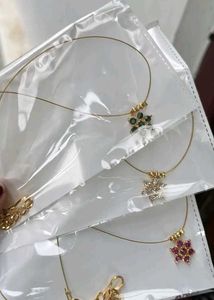 Gold-Plated Floral Necklace