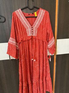 Brand New Embroidery Maxi Gown