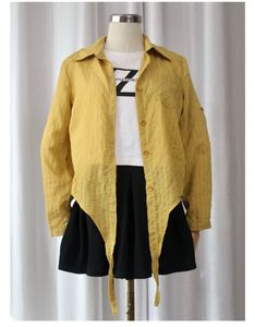 🚀🚀24Hrs EOS SALE🚀🚀Faux 2Pc Yellow Top