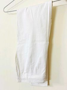 Women White Ankle Length Leggings