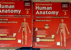 BD Chaurasiya Human Anatomy, Vol. 1,2,3,&amp; 4  - 8th