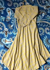 ETHNIC YELLOW KURTI 💛