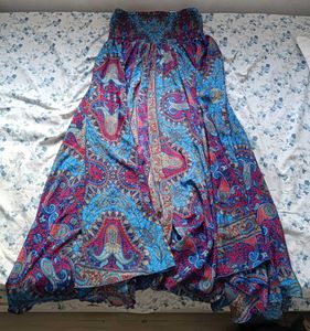 Blue Patterned Co Ord Set