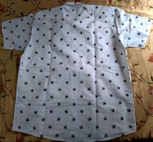 Accox Cotton Linen Printed Shirt 44 XXL - Set Of 2