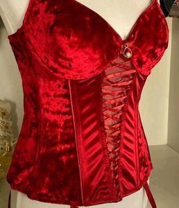 Red Velvet Corset