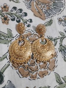 Gold Statement Earrings