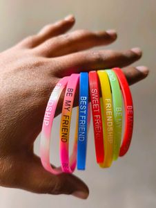 Set Of 7 Premium Friendship Rubber Bands