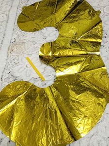 Gold Number 3 Balloon