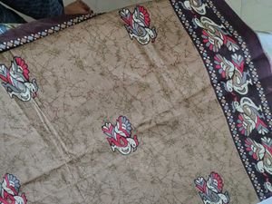Nude Colour Cotton Saree