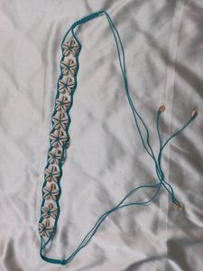 Turquoise color boho belt